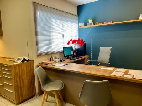 Sala de conversa, onde o plano de tratamento é apresentado