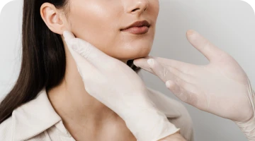 Avaliação do contorno facial em consulta